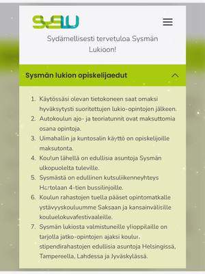 Sysmäläisyys kiinnostaa? Voit hakea meille opiskelijaksi jo vaikka tänään Opintopolku.fi-palvelussa jatkuvassa haussa! Lue lisää kotisivuiltamme ja tuu meille! Sysmän lukiossa voit valita syksyn 2025 uutuuden, purjehdusta, lähiluontoa ja tulevaisuustaitoja yhdistävän Päijänne-linjan, eSport-linjan tai yleislinjan.  #sysmä #lukio #päijäthäme #älämee #jää #päijänne #esport #fyp #foryou