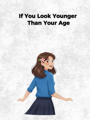 If You Look Younger Than Your Age. #psychology #secret #age